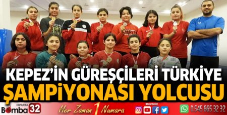 Kepez’in güreşçileri Türkiye Şampiyonası yolcusu