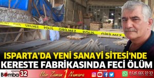 Kereste fabrikasında iş kazasında 1 ölü 