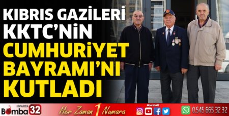 Kıbrıs gazileri KKTC’nin Cumhuriyet Bayramı’nı kutladı 