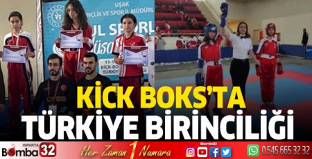 Kick Boks'ta Türkiye birinciliği