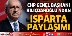 Kılıçdaroğlu'ndan Isparta paylaşımı