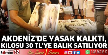 Kilosu 30 TL'ye balık satılıyor