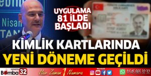 Kimlik kartlarında yeni dönem