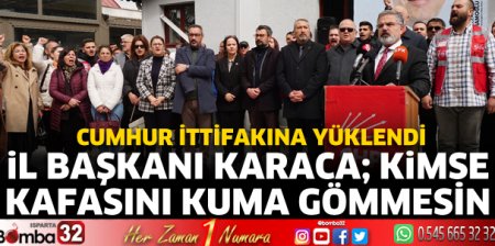 Kimse kafasını kuma gömmesin