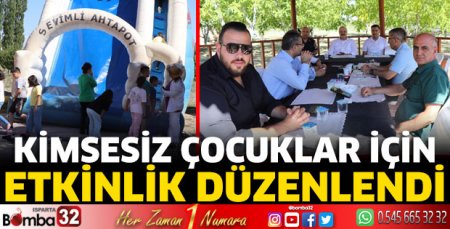 Kimsesiz çocuklar için etkinlik düzenlendi