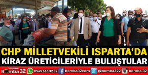 KİRAZ ÜRETİCİLERİ İLE BULUŞTULAR
