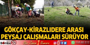 Kirazlıdere’ye kiraz fidanları dikildi