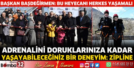 Kirazlıtepe zipline açıldı