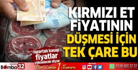 Kırmızı et fiyatının düşmesi için üretici desteklenmeli