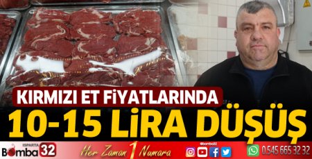 Kırmızı et fiyatlarında 10-15 lira düşüş