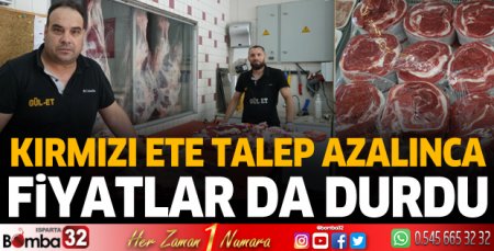 Kırmızı et fiyatlarındaki artış durdu