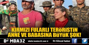 Kırmızı fularlı teröristin anne ve babası gözaltına alındı