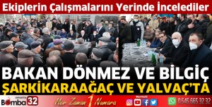 Kırsaldaki çalışmaları incelediler
