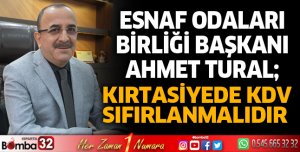 Kırtasiyede KDV sıfırlanmalıdır