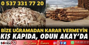 Kış kapıda, odun Akay'da
