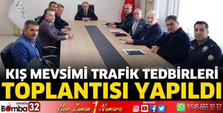 Kış Mevsimi Trafik Tedbirleri toplantısı yapıldı