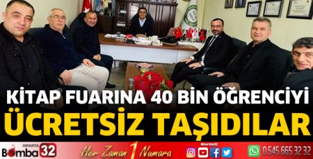 Kitap fuarına 40 bin öğrenciyi ücretsiz taşıdılar