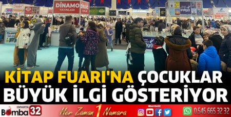 Kitap Fuarı'na çocuklar büyük ilgi gösteriyor