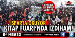 KİTAP FUARINDA İZDİHAM!