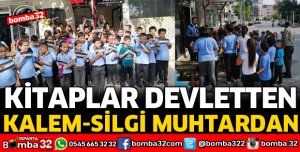 KİTAPLAR DEVLETTEN KALEM VE SİLGİ MUHTARDAN
