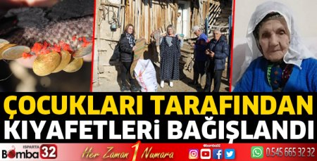 Kıyafetleri bağışlandı