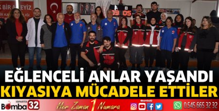 Kıyasıya mücadele ettiler