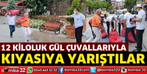 Kıyasıya yarıştılar