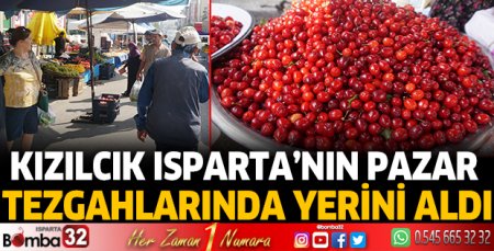 Kızılcık pazar tezgahlarında yerini aldı