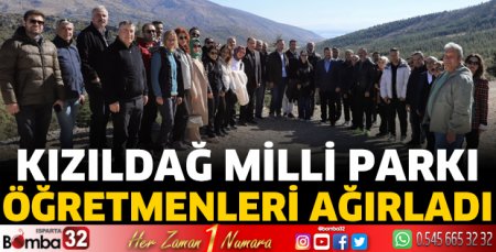 Kızıldağ Milli Parkı öğretmenleri ağırladı