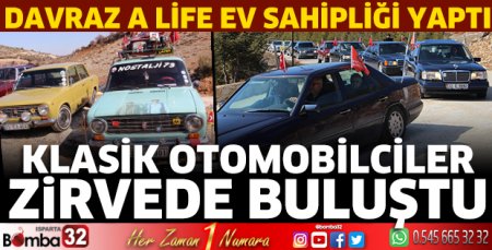 Klasik otomobilciler zirvede buluştu