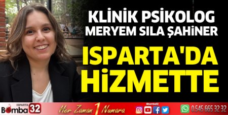 Klinik Psikolog Meryem Sıla Şahiner hizmette