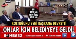 KOCA YUSUF KOLTUĞUNU KÜÇÜK BAŞKANA TESLİM ETTİ 