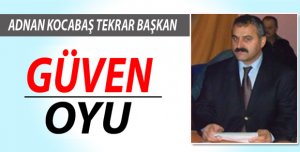 Kocabaş tekrar başkan