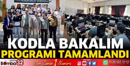 Kodla Bakalım programı tamamlandı