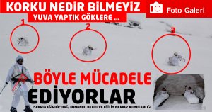 Komandolardan Hayatta Kalma Tatbikatı Nefes Kesti