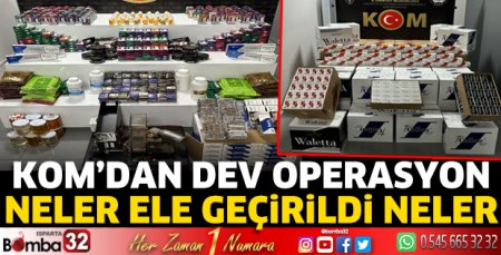 KOM'dan dev operasyon