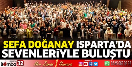 Komedyen Sefa Doğanay Isparta'da sahne aldı 