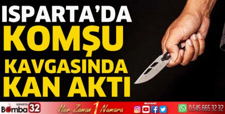 Komşu kavgasında kan aktı