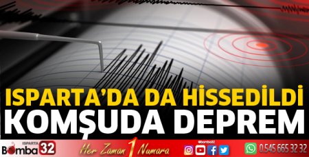 Komşuda deprem 