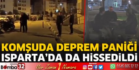Komşuda deprem