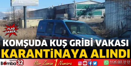 Komşuda kuş gribi vakası