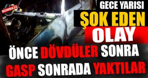 KOMŞUDA ŞOK EDEN OLAY  