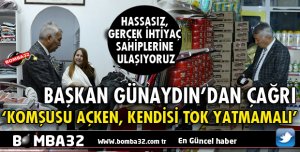 KOMŞUSU AÇKEN, KENDİSİ TOK YATMAMALI