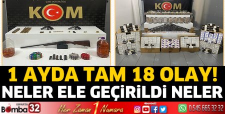 KOM'un 1 aylık faaliyetleri