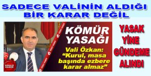 KÖMÜR YASAĞI