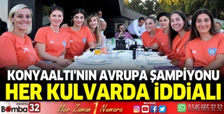 Konyaaltı'nın Avrupa Şampiyonu her kulvarda iddialı