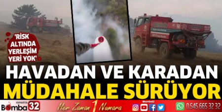 Konya'da başlayan yangın Isparta'ya sıçradı