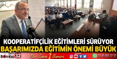 Kooperatifçilik eğitimleri sürüyor