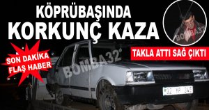 Köprübaşında Korkunç Kaza