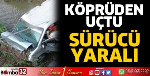 Köprüden uçtu